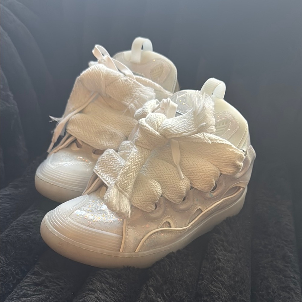 Lanvin White High-Top Sneakers